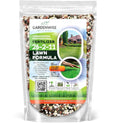 TurboGreen: Premium Lawn Fertilizer with Iron - Advanced Nitrogen & Iron-Rich Formula for Lush Growth | Eco-Friendly Grass Fertilizer for Spring & All Seasons | Slow-Release (4 QUARTS)
