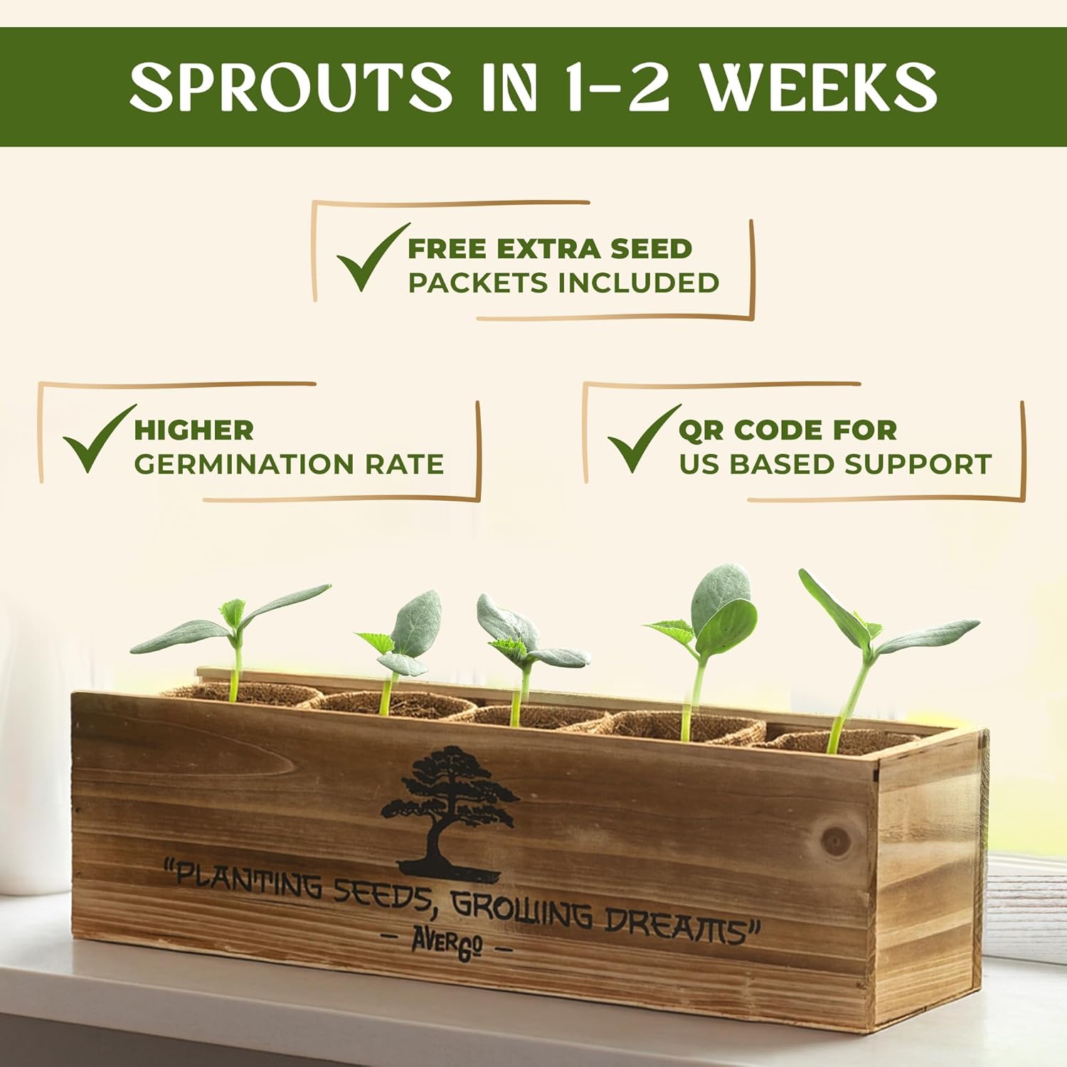 Bonsai Tree Kit for Beginners – 5X Unique Japanese Bonzai Trees | Complete Indoor Starter Kit for Growing Bonsai Plants with Tools & Planters – Gardening Gifts for Women & Men