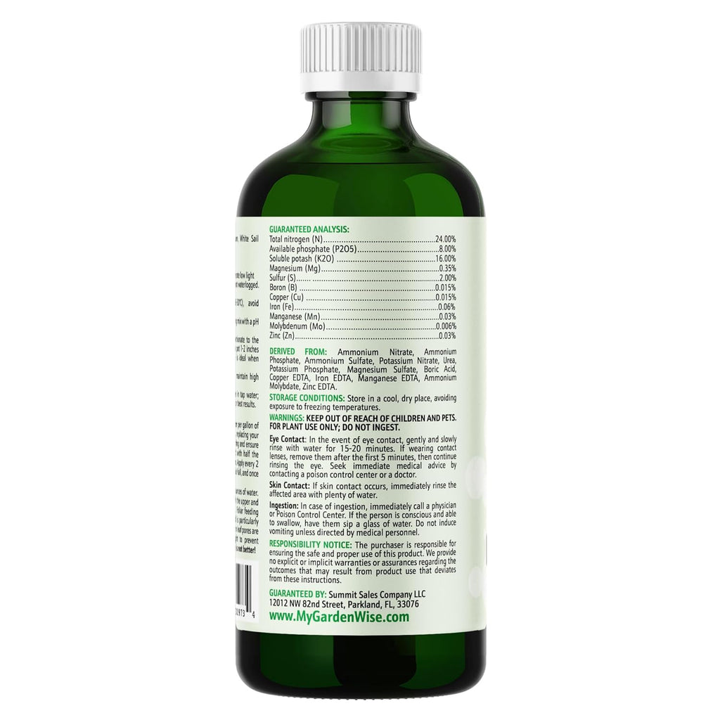 Peace Lily Fertilizer: 3-1-2 Liquid Fertilizer with Essential Micronutrients - The Ultimate Food for Spathiphyllum, Perfect for Indoor Plants (32 OZ)