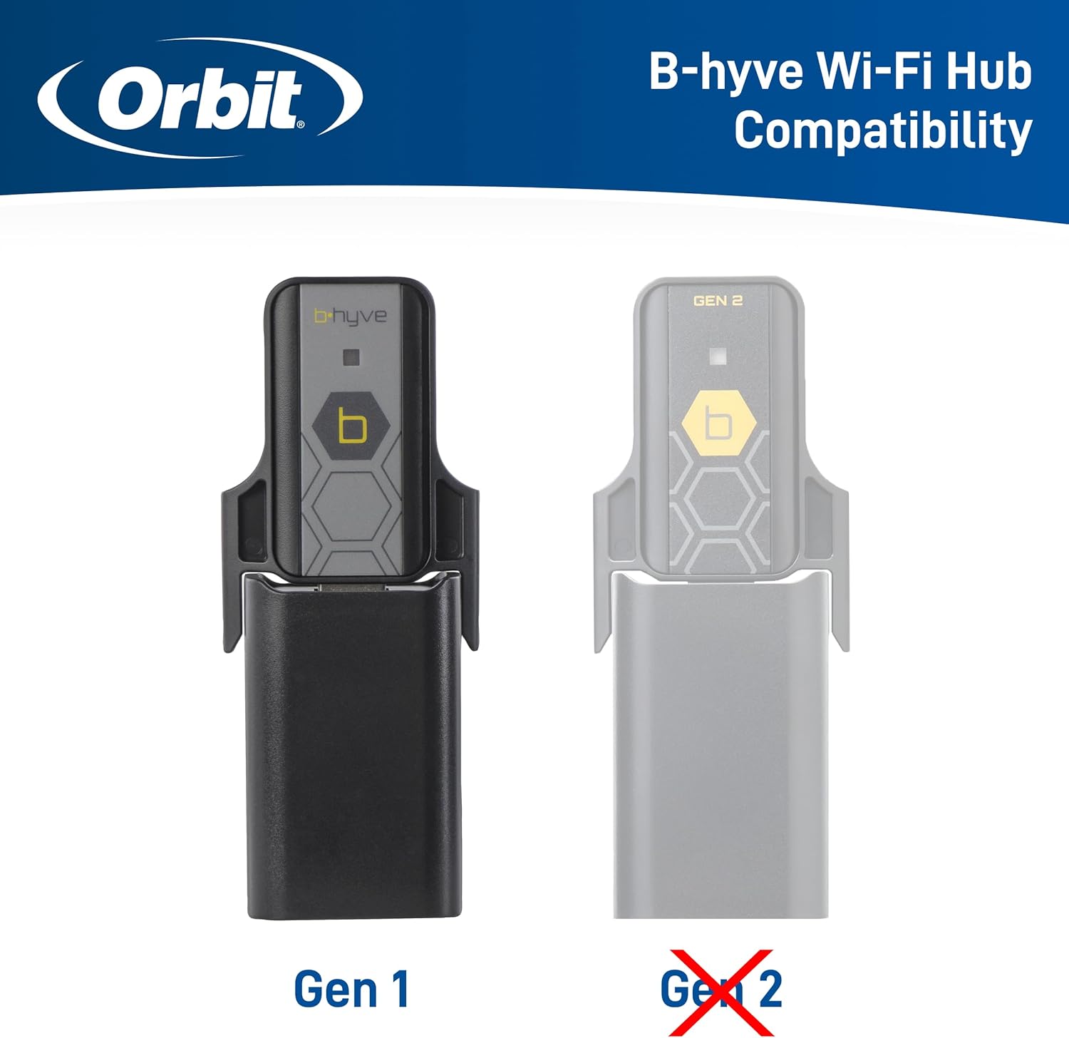 Orbit 21006 B-hyve Wi-Fi Hub, Gray