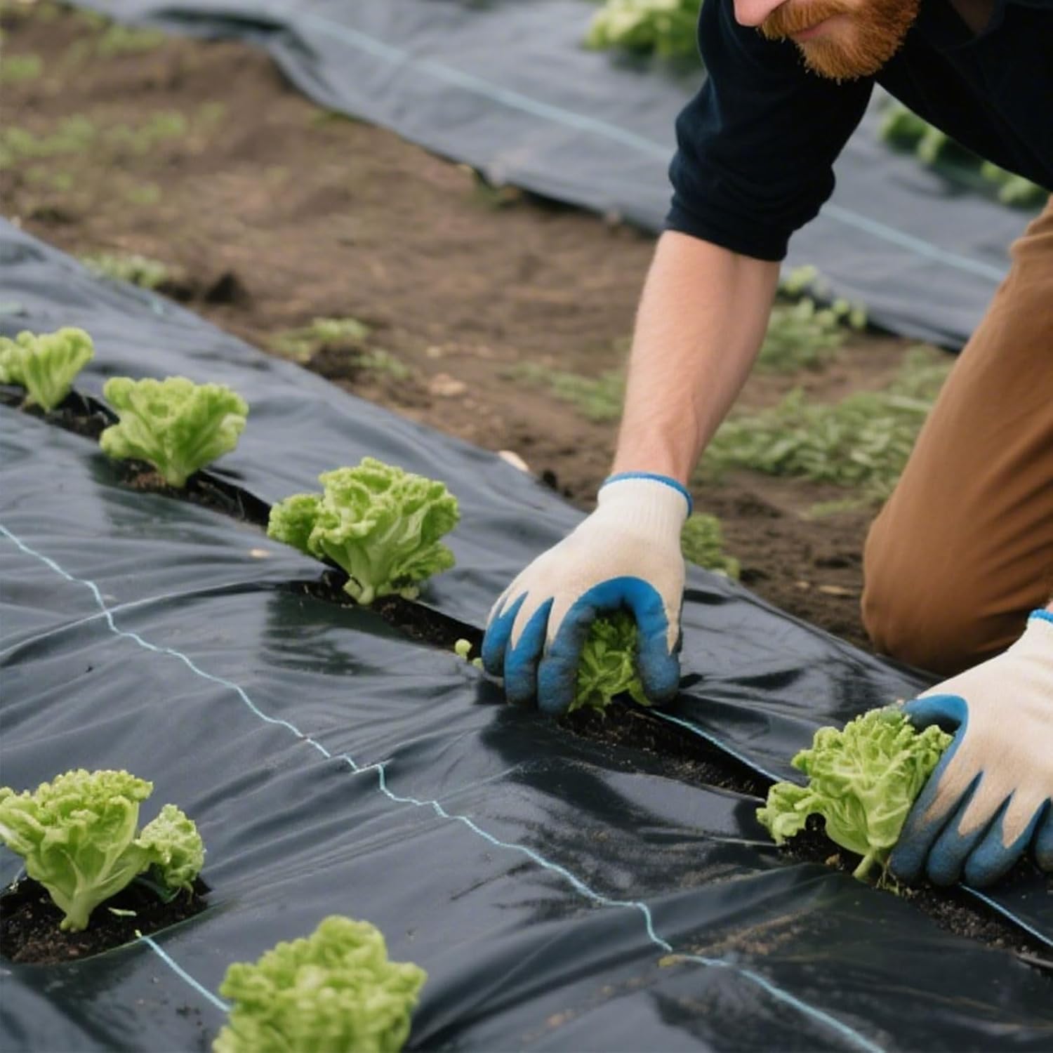 Weed Barrier Landscape Fabric Heavy Duty,3.2 OZ Premium Garden Weed Blocker Fabric for Weed Control, Plastic Ground Cover with Woven Weed Cloth,Durable Landscaping Fabric (4FT X 250 FT)