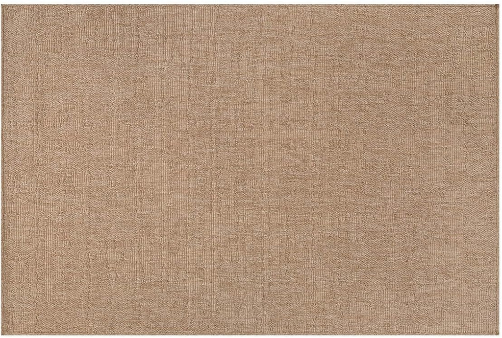 CAMILSON Easy Jute Rug 2x3, Indoor Outdoor Natural Color Fiber Area Rugs for Living Room and Kitchen Rug, Solid Boho Woven Design, Easy-Cleaning, Washable Outside Carpet Alfombras (2 x 3)