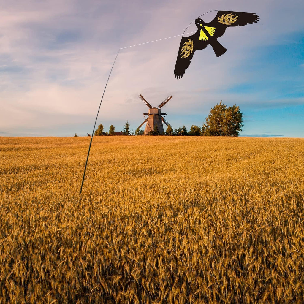 Bird Hawk Flying Kite for Crops Farm Protector Bird Scarer Flying Kites Without Pole - Style E Kite