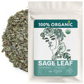 Organic Sage Leaf (4 oz.) (Salvia officinalis) – Loose Dried Leaves – Edible Grade for Tea, Seasoning & Herbal Uses