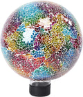 VCUTEKA Gazing Ball, 8" Glass Gazing Balls Sphere for Garden Lawn Outdoor Ornament Yard Decorative
