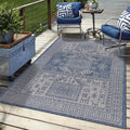 Keen Home Design Terrace Outdoor Area Rug - 9x12 Washable Indoor/Outdoor Rug for Patio, Kitchen, Balcony, Beach, Garden, Deck and Porch, Size: 8'10"x12'