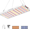 2025 KP4000 LED Grow Lights with Yield LEDs 5x5ft Coverage Full Spectrum Grow Lights for Indoor Hydroponic Plants Greenhouse Growing Lamps Veg Bloom Daul Mode