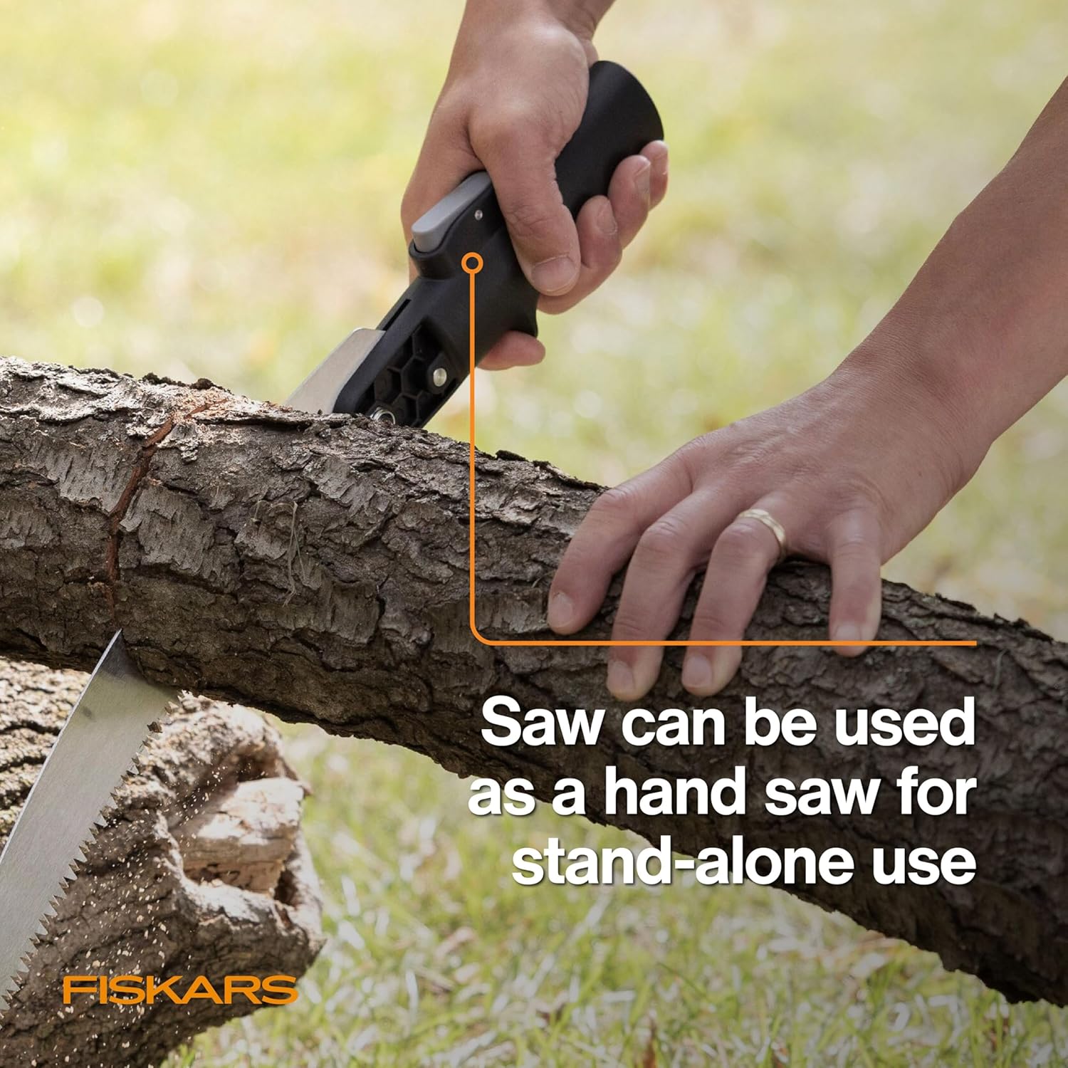 Fiskars XtendControl Extendable Tree Pruner (14 ft), Adjustable Branch Trimmer with 15" X2 Hook Bill Saw, 3-6 ft & 4-8 ft Extension Poles, and Secure Locking System for Precision Cutting