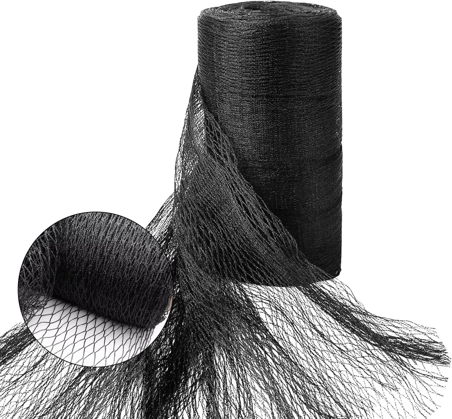 Bird Netting for Chicken Coop 25x50 Ft, 1" Mesh, Strong Woven Poultry Netting Roof Cover for Chicken Run, Heavy Duty Bird Net for Fruit Trees, Blueberry, Vegetables, Garden Protection