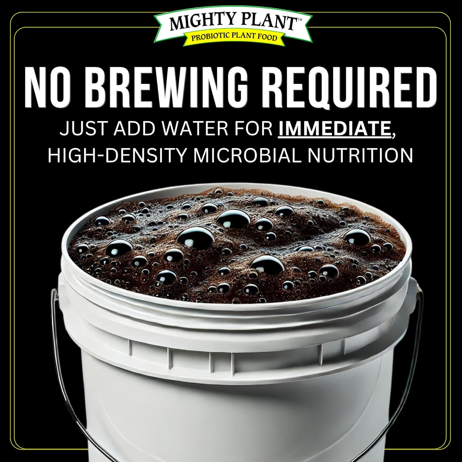 Organic Instant Compost Tea (1 lb) – Probiotic Plant Food Bloom Booster & Yield Booster for Hydroponics & All Gardening Types | Microbial Formula Converts Amino Acids for Enhanced Growth (1, Pounds)