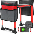 Garden Kneeler and Seat Heavy Duty,Upgraded Foldable Gardening Stool Widened to 10" Stable Wear-Resistant Prevent Knee and Back Pain, Bench High-End 2 Large Tool Bags Gift for Women