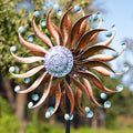 Wind Spinners Outdoor Metal Large with Stake- 84'' Wind Spinners for Yard and Garden - Windmill for Yard - Ideal Gift Metal Yard Art for Family, Friends, Garden Lovers (Willow Leaf)