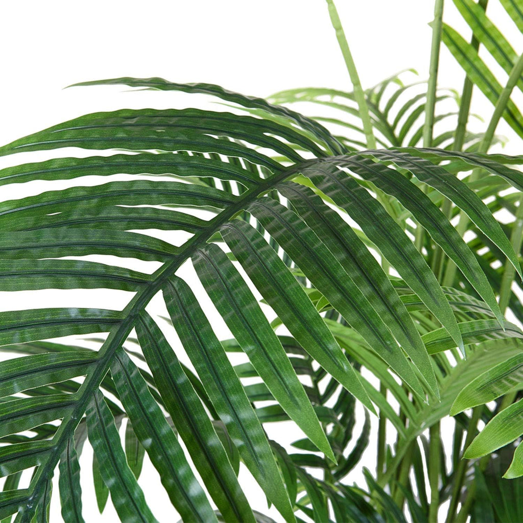 Fopamtri Artificial Areca Palm Plant 5 Feet Fake Palm Tree with 17 Trunks Faux Tree for Indoor Outdoor Modern Decoration Feaux Dypsis Lutescens Plants in Pot for Home Office Perfect Housewarming Gift