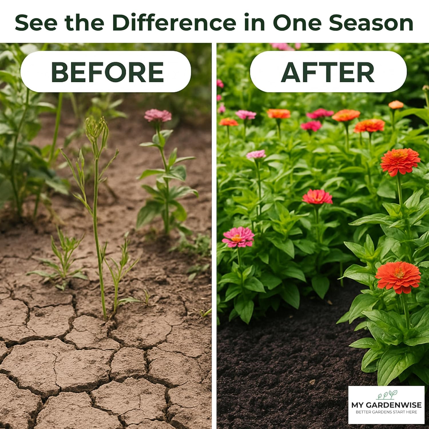 Gypsum for Soil - Calcium for Plants - Gypsum Fertilizer for Gardening, Lawn & Vegetables - Calcium for Garden (3 qts. - 6 lbs.)