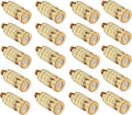 20pcs High Pressure Atomizer Nozzle Brass Misting Nozzles for Outdoor Cooling System, Landscaping, Greenhouse Irrigation, Air Humidification, Anti-Drip Fogging Spray Head(0.004"/0.1mm)