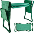 Foldable Garden Kneeler and Seat with 2 Gardening Tool Pouches Multiuse Bench with Soft Kneeling Pad,Gardening Gifts for Women Men Gardener Parent Elders Christmas