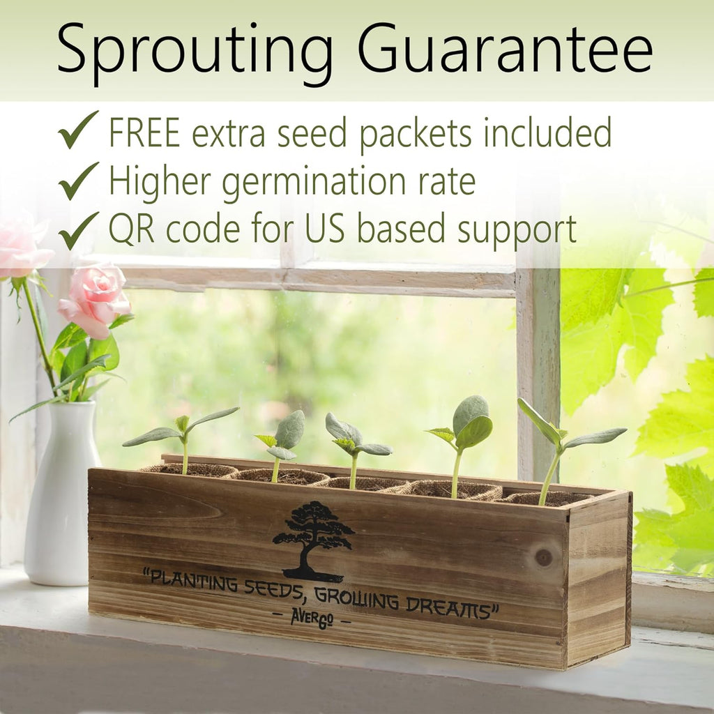 Bonsai Tree Kit for Beginners – 5X Unique Japanese Bonzai Trees | Complete Indoor Starter Kit for Growing Plants with Bonsai Seeds, Tools & Planters – Gardening Gifts for Women & Men