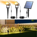 APONUO Solar Spot Lights - Outdoor 2-in-1 Solar Landscape Uplights, Dusk to Dawn, IP65 Waterproof, 9.8ft Cable, Warm White
