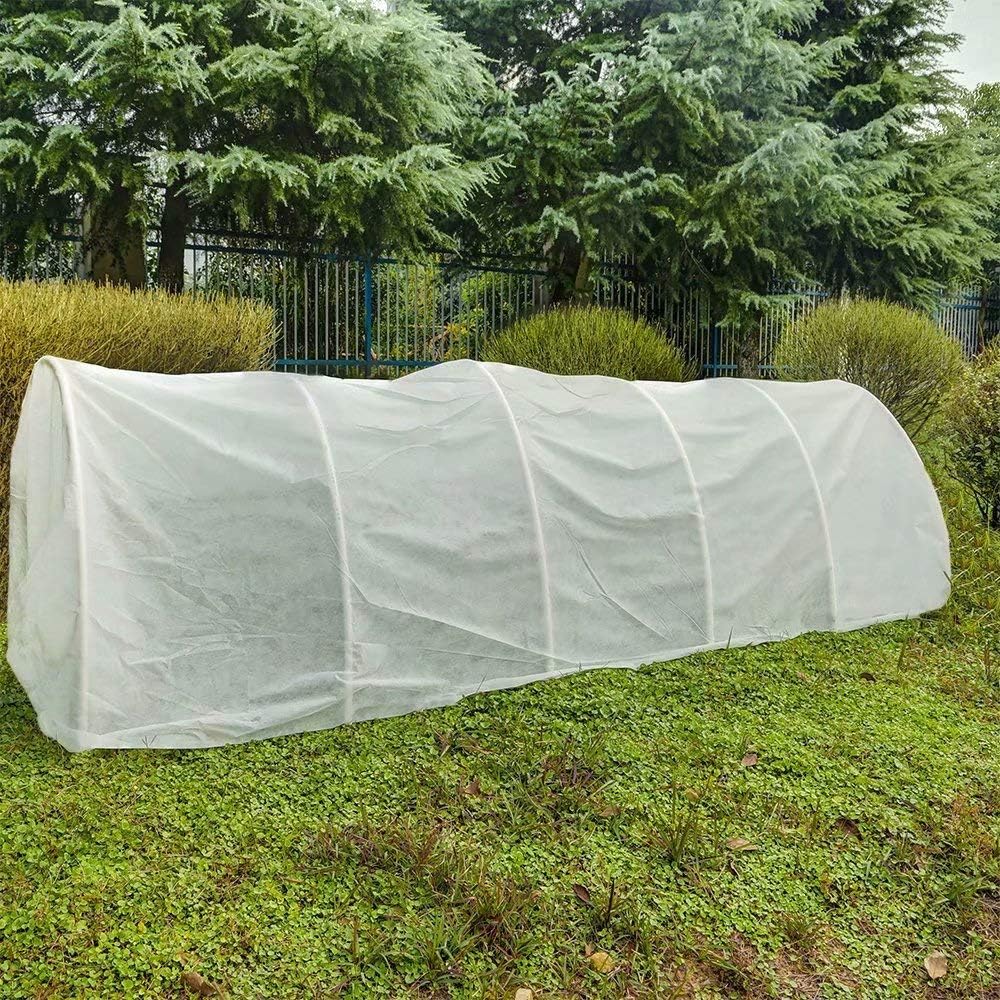 Agfabric Plant Cover for Freeze Protection 0.55oz 7'x10' Floating Row Cover for Winter Cold Weather Protection Season Extension,White