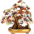 Comeon Large Crystal Quartz Lucky Tree Gem Tree for Office Home Feng Shui Decoration for Wealth/Fortune and Luck (Mix-Gemstone)