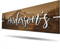 Personalized Custom Wood Name Sign for Home, Office, Nursery, Wedding, Babby Shower, Modern Rustic, Plywood, Small