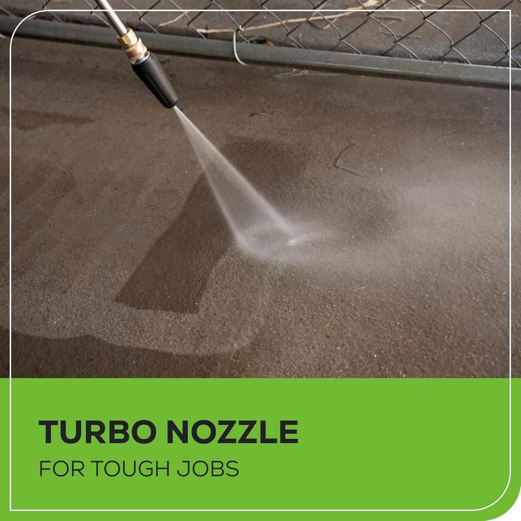 Greenworks 3000 PSI Pressure Washer (2.0 GPM Max) with Foam Cannon – Easily Remove Dirt and Grime on Siding, Fences, Patios,