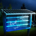 Super Large Solar Bug Zapper Outdoor for 8000 sq.ft, Portable Mosquito Zapper with High Powered, Rechargeable Electric Fly Zapper for Patio Garden Backyard RV Camping Pond Pest Control
