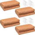 ZeeDix 4 Pack No-Slip Ice and Snow Carpet- 31 x 80 x 0.28In Thickened No Slip Ice Carpet Outdoor Runner Natural Coconut Fiber Mat for Walkway, Garden Doorway Stair Porch Outdoor Safer Walking
