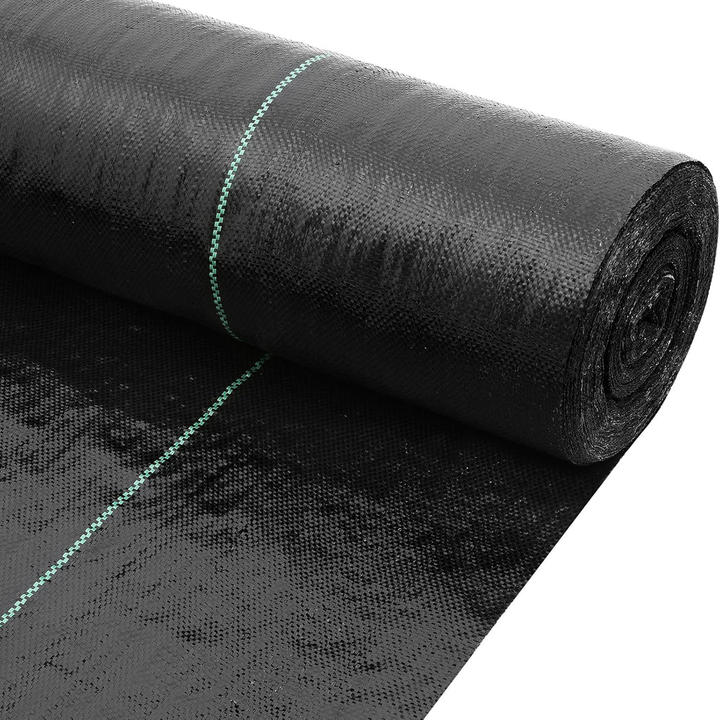 Doniks 13x115ft Driveway Fabric,5OZ Commercial Heavy Duty Weed Barrier Fabric, Garden Landscape Fabric,French Drain Fabric for Erosion Control,Landscape Fabric,Weed Barrier,Construction Projects