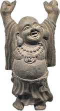 New Age Source The Volcanic Stone Statue Standing Happy Buddha Each