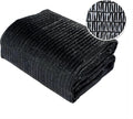 Agfabric 6.5 X 20ft 30% Sun Shade Sun Shade Fabric Sunblock Shade Cloth Cover with Clips for Plants, Black