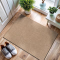 CAMILSON Easy Jute Rug 2x3, Indoor Outdoor Natural Color Fiber Area Rugs for Living Room and Kitchen Rug, Solid Boho Woven Design, Easy-Cleaning, Washable Outside Carpet Alfombras (2 x 3)
