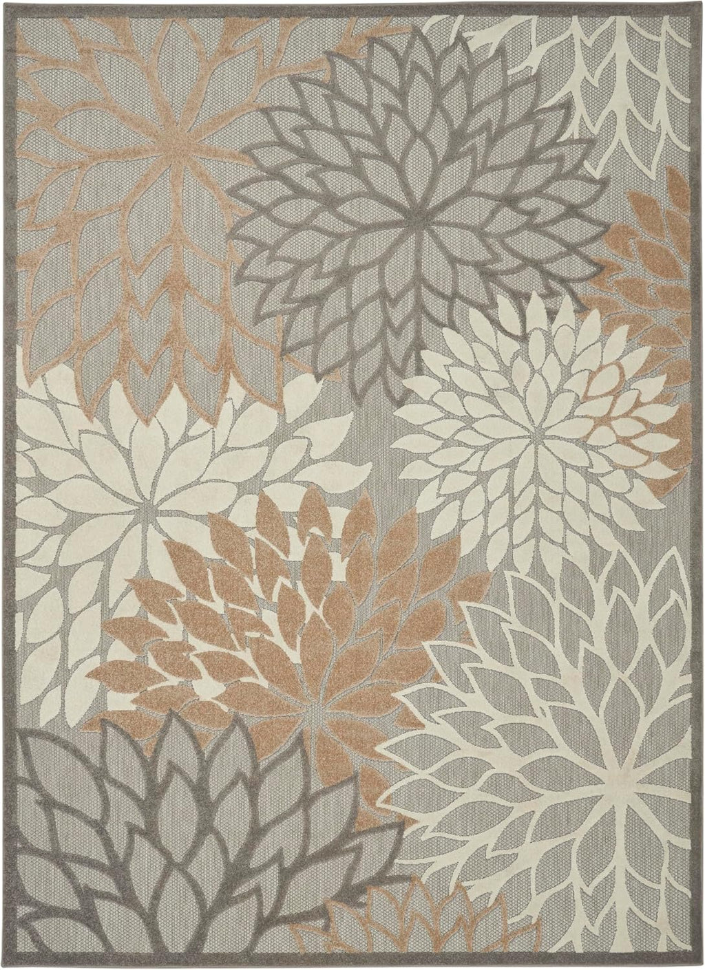 Nourison Home Aloha 7' x 10' Natural Outdoor Indoor/Outdoor Rug
