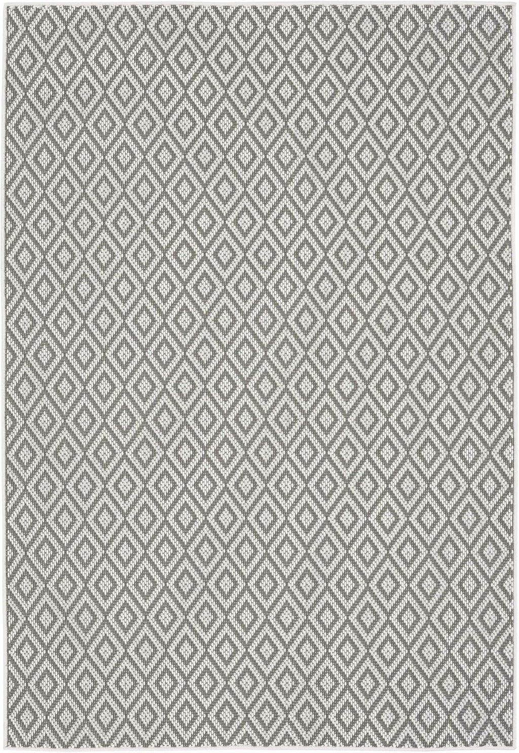 Home Dynamix Tripoli Lydia Modern Indoor/Outdoor Area Rug, Gray/Cream, 3'7"x5'2" Rectangle