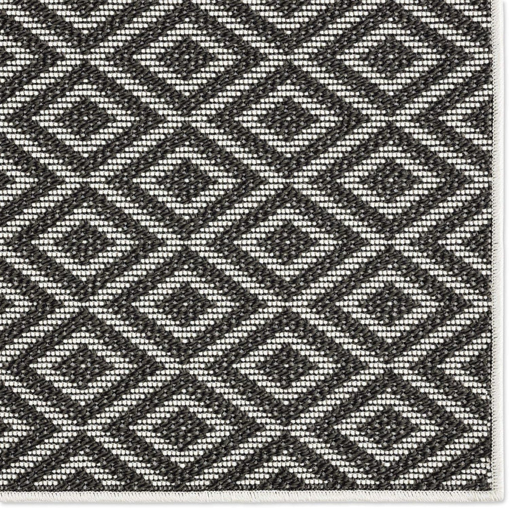 Home Dynamix Tripoli Lydia Indoor/Outdoor Area Rug, Modern Dark Gray, 7'10"x10'2" Rectangle