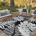 Outdoor Rug 8x10 ft Waterproof, Reversible Outdoor Plastic Straw Rug for Patios Clearance, Outdoor Area Rug Carpet RV Mat for Camping Backyard Deck Porch
