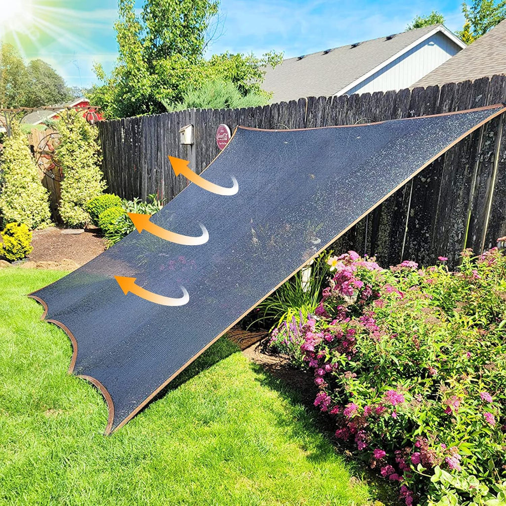 Shade Cloth - for Plants Greenhouse, 70% Sunblock Shade Sails -for Outdoor Garden Pergola Patio Lawn Pool Sun Shade Cloths for Kennel Chicken Coop Easier to Hang Plant Shade Net Cover