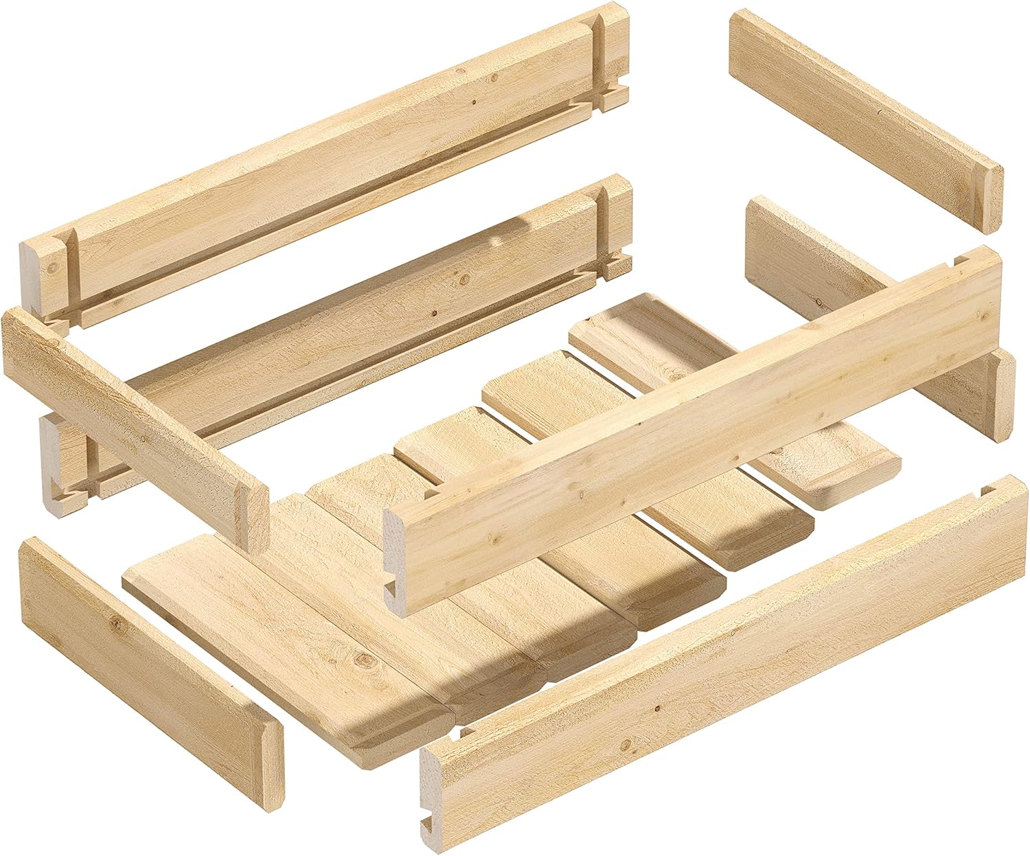 Greenes Fence Cedar Wood Planter Box, 21" x 11" x 7" - Made in USA with North American Cedar