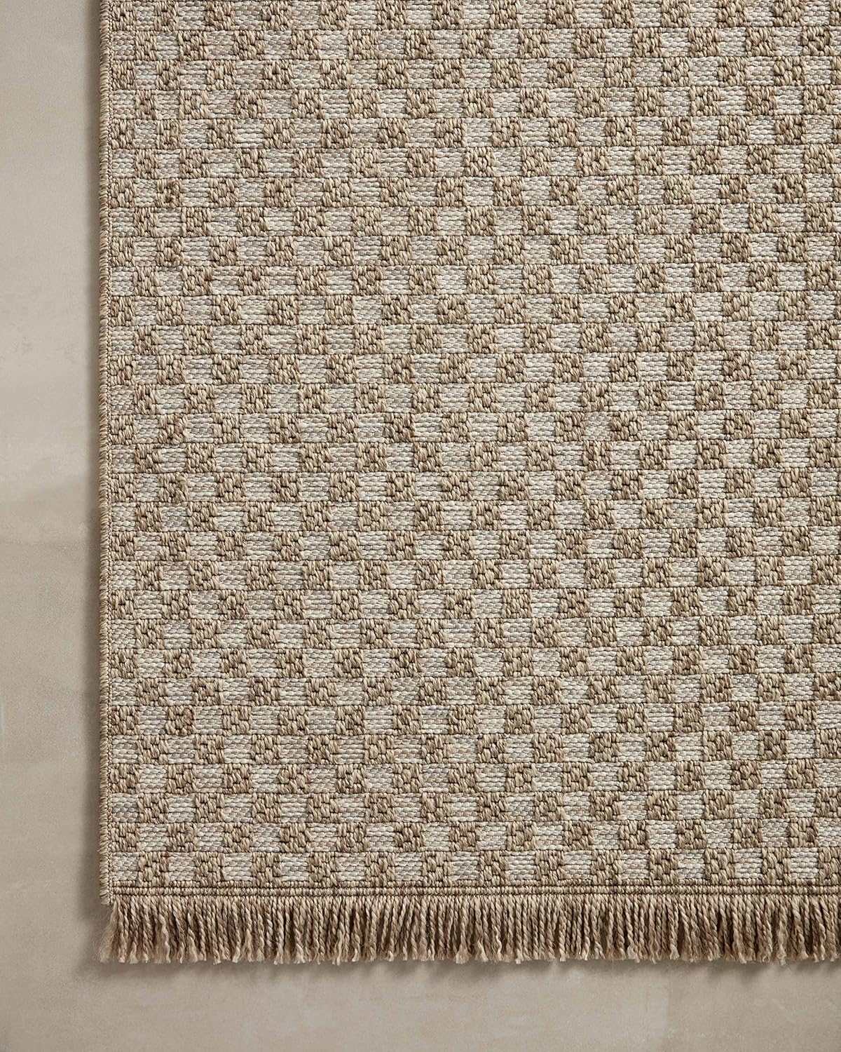 Loloi Dawn Collection Indoor/Outdoor DAW-02 Tan 8'-10" x 12'-2" Area Rug