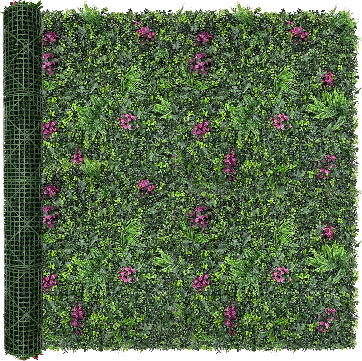 Greenery Grass Wall Boxwood Plant Roll: 72"x128"(64 SQFT with UV Resistant Green Leaves Faux for Interior Panel, Greenery Backdrop,Garden and Indoor Outdoor Wall&Fence Covering Privacy